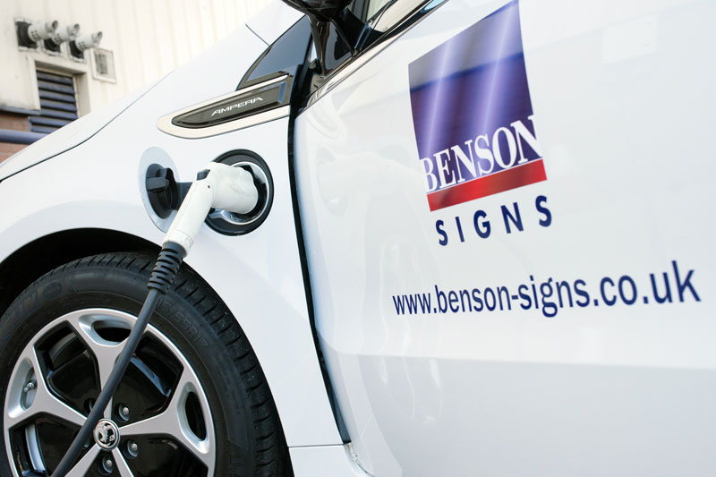 Benson Signs Electric Vehicle Vauxhall Ampera