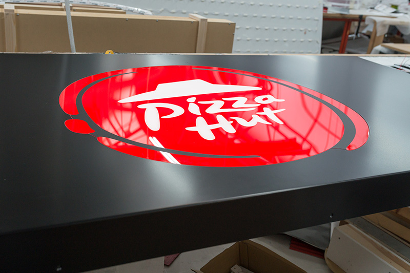 Pizza Hut Manufactured Sign Tray