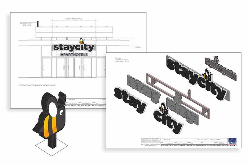 Staycity Signage Drawings
