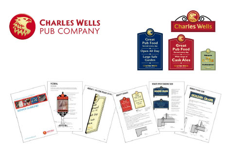 Charles Wells Signage Scheme